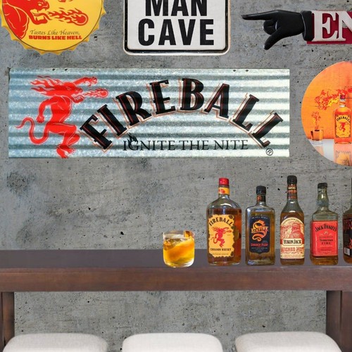New fireball whisky corrugated - fireball,